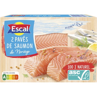 Paves saumon ASC 125gx2