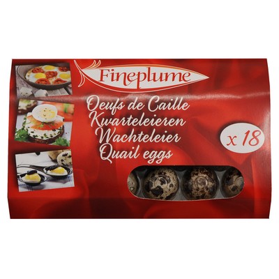 Oeufs de caille x18 180g