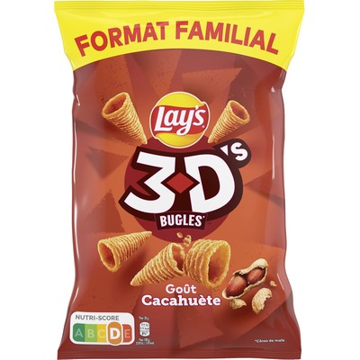 Snacks 3d cacahuetes 150g