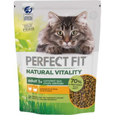 Croquettes natural vitality poulet/dinde sac