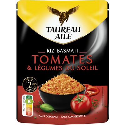 Riz basmati tomate legumes 220g