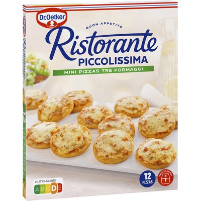 Minis pizza 3 fromages x12 288g