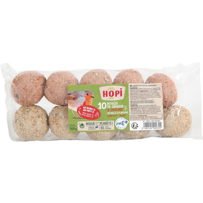 10x Boules de graisse cereales et fruits 900g