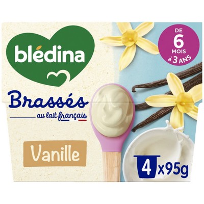 Brasses vanille des 6 mois 6x95g