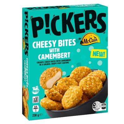 Pickers camembert pops 230g