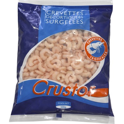 Crevettes decortiquees cuite 300/500 500g