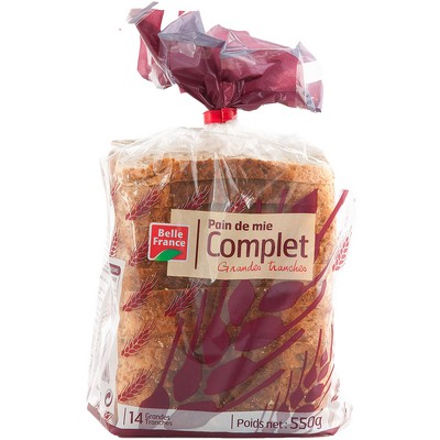 Pain de mie complet 550g