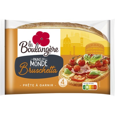 Pain bruschetta nature o garnir 400g