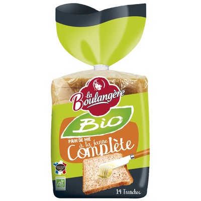 Pain mie bio farine complete 500g