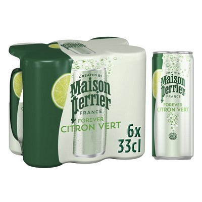 Eau p{tillante forever citron 6x33cl