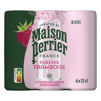 Eau p{tillante framboise 6x33cl