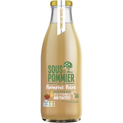 Jus pomme poire 1l