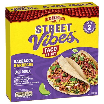 Kit taco street vibes barbacoa 255g