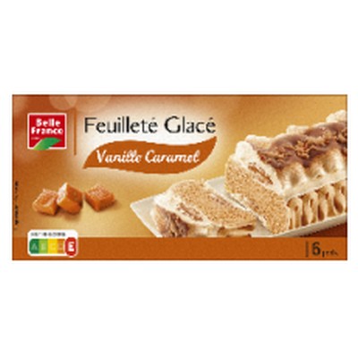 Dessert glac{ vanille caramel 650ml