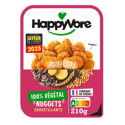 Nuggets vegetaux gourmands 210g