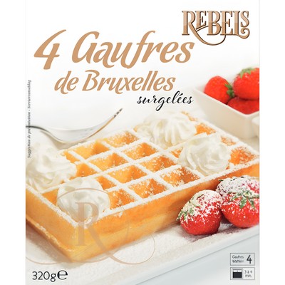 Gaufres bruxelles 4x80g