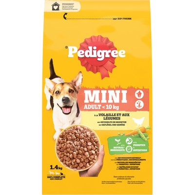 Croquettes chien mini volaille legumes 1.4kg
