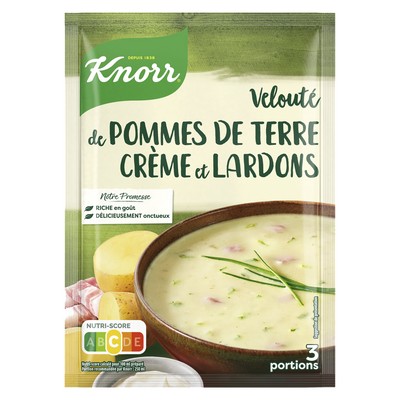 Soupe velou pdt lardons 105g