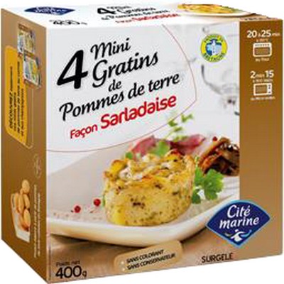 Mini gratins sarladaise 4x120g