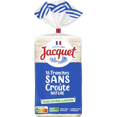 Pain de mie ss croute nature 345g