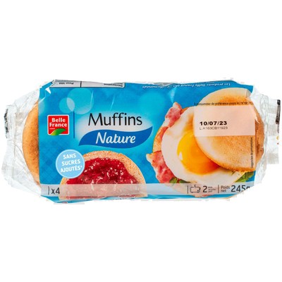 Muffin nature ssa x4 245g