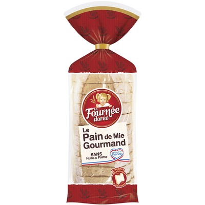 Pain blanc italien tranche 550g