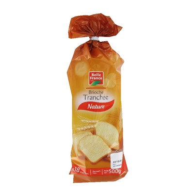 Brioche tranchee pur beurre 500g