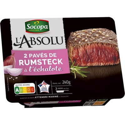 pav{s rumsteack echalotte 2x120g
